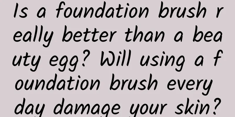Is a foundation brush really better than a beauty egg? Will using a foundation brush every day damage your skin?