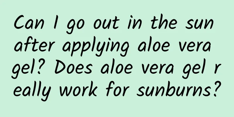 Can I go out in the sun after applying aloe vera gel? Does aloe vera gel really work for sunburns?