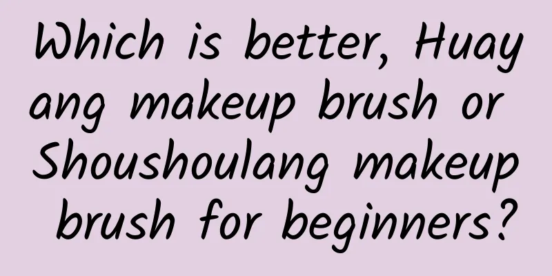 Which is better, Huayang makeup brush or Shoushoulang makeup brush for beginners?