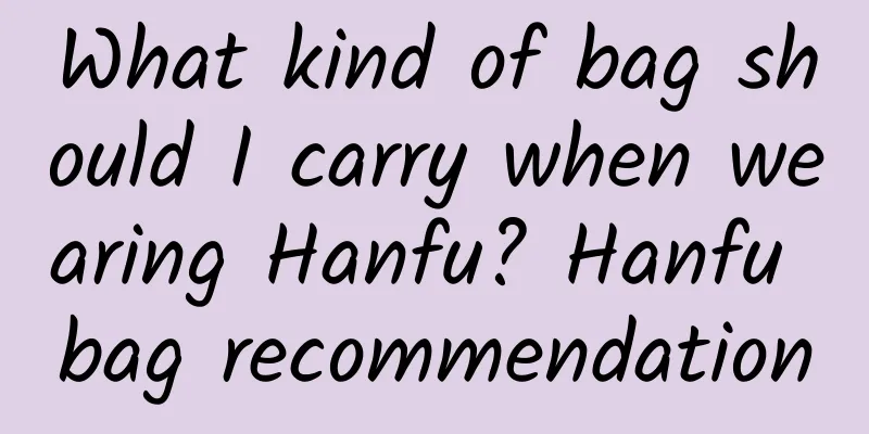 What kind of bag should I carry when wearing Hanfu? Hanfu bag recommendation