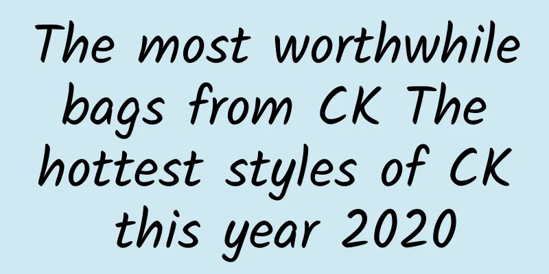 The most worthwhile bags from CK The hottest styles of CK this year 2020
