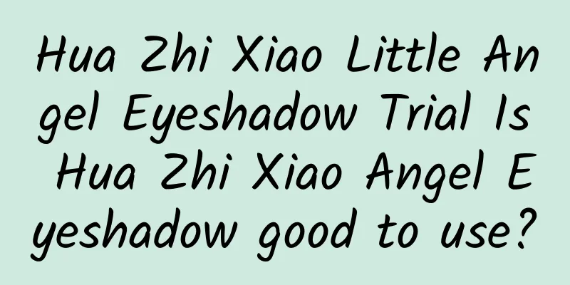 Hua Zhi Xiao Little Angel Eyeshadow Trial Is Hua Zhi Xiao Angel Eyeshadow good to use?
