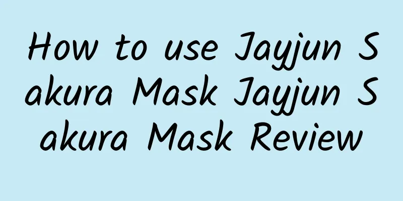 How to use Jayjun Sakura Mask Jayjun Sakura Mask Review