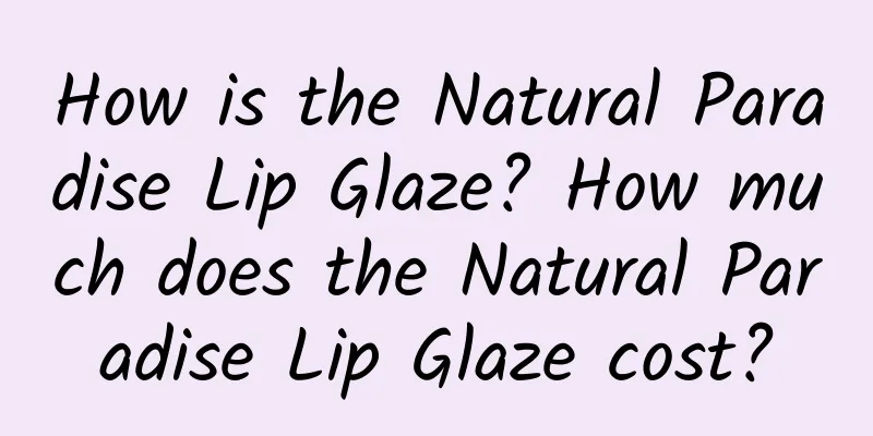 How is the Natural Paradise Lip Glaze? How much does the Natural Paradise Lip Glaze cost?