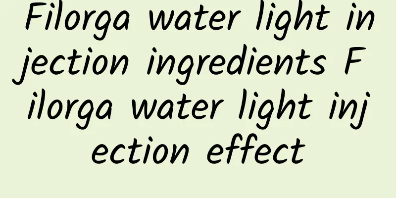 Filorga water light injection ingredients Filorga water light injection effect
