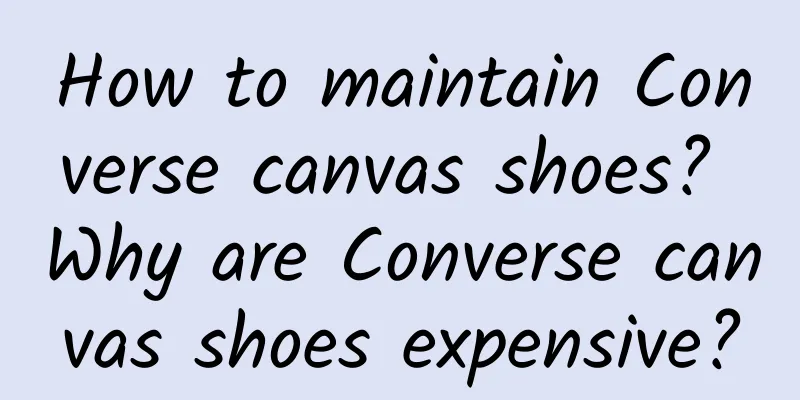 How to maintain Converse canvas shoes? Why are Converse canvas shoes expensive?