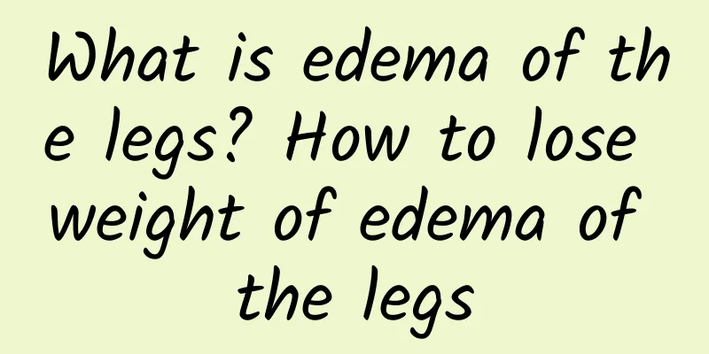 What is edema of the legs? How to lose weight of edema of the legs