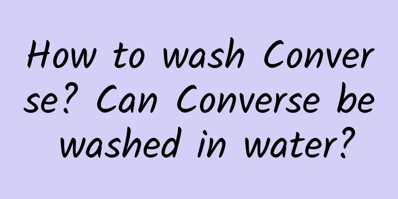 How to wash Converse? Can Converse be washed in water?