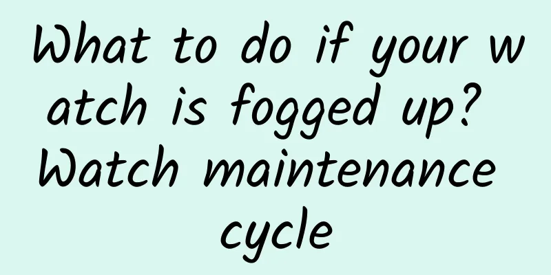What to do if your watch is fogged up? Watch maintenance cycle