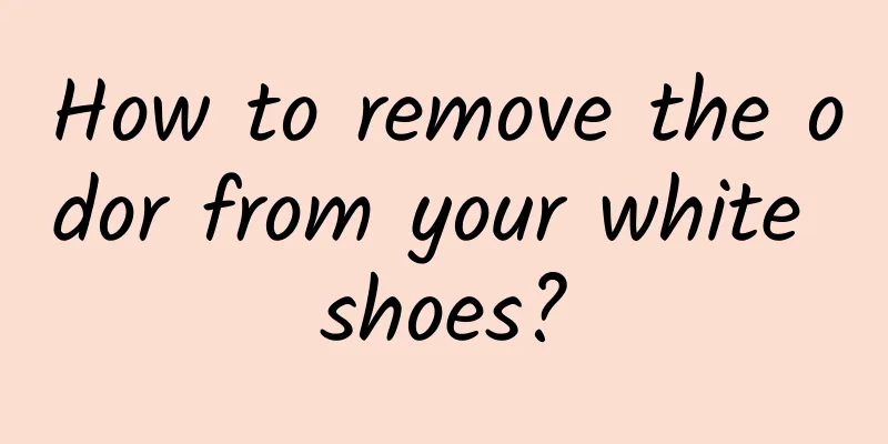 How to remove the odor from your white shoes?