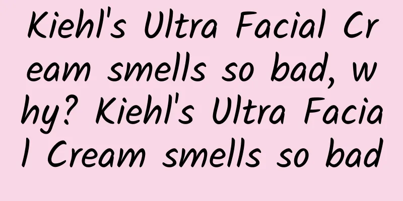 Kiehl's Ultra Facial Cream smells so bad, why? Kiehl's Ultra Facial Cream smells so bad
