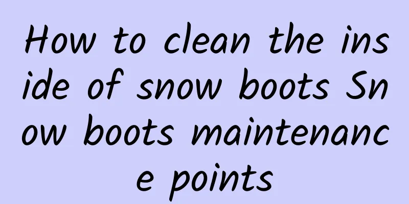 How to clean the inside of snow boots Snow boots maintenance points