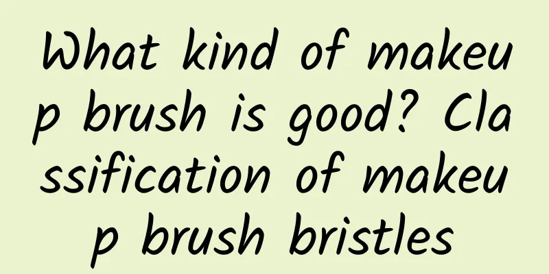 What kind of makeup brush is good? Classification of makeup brush bristles