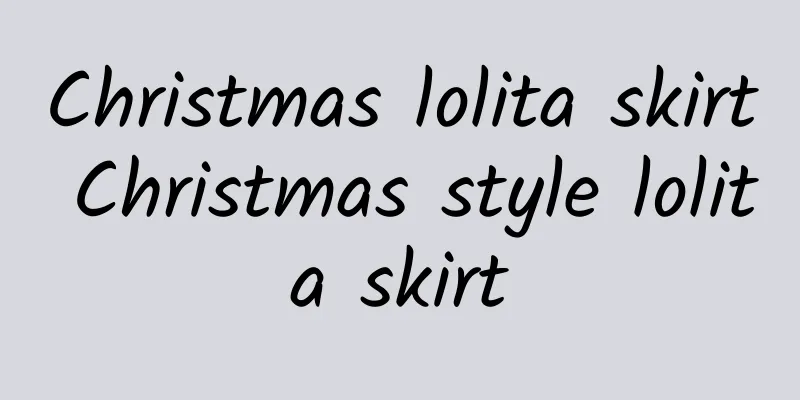 Christmas lolita skirt Christmas style lolita skirt