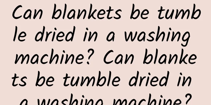 Can blankets be tumble dried in a washing machine? Can blankets be tumble dried in a washing machine?