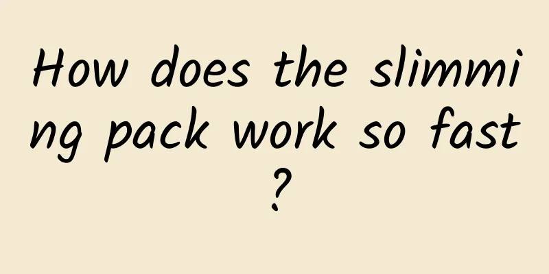 How does the slimming pack work so fast?