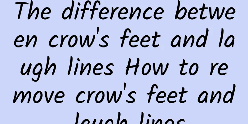 The difference between crow's feet and laugh lines How to remove crow's feet and laugh lines