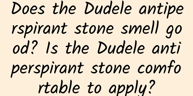 Does the Dudele antiperspirant stone smell good? Is the Dudele antiperspirant stone comfortable to apply?