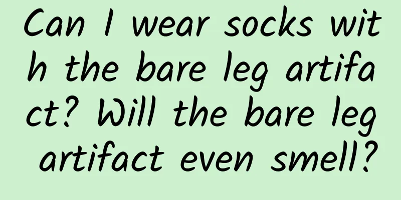 Can I wear socks with the bare leg artifact? Will the bare leg artifact even smell?