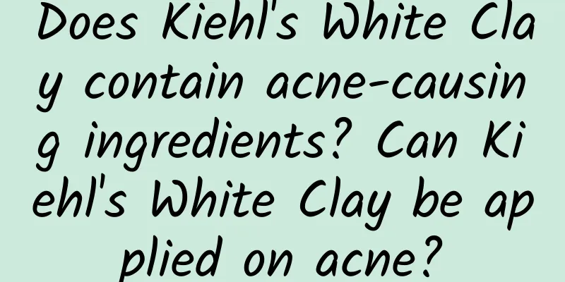 Does Kiehl's White Clay contain acne-causing ingredients? Can Kiehl's White Clay be applied on acne?