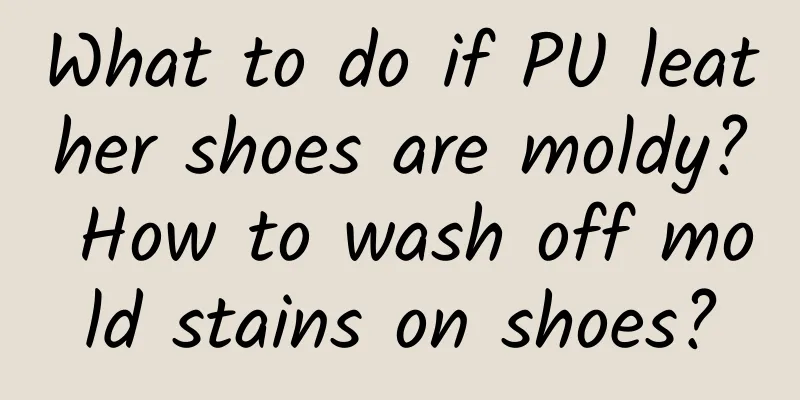 What to do if PU leather shoes are moldy? How to wash off mold stains on shoes?