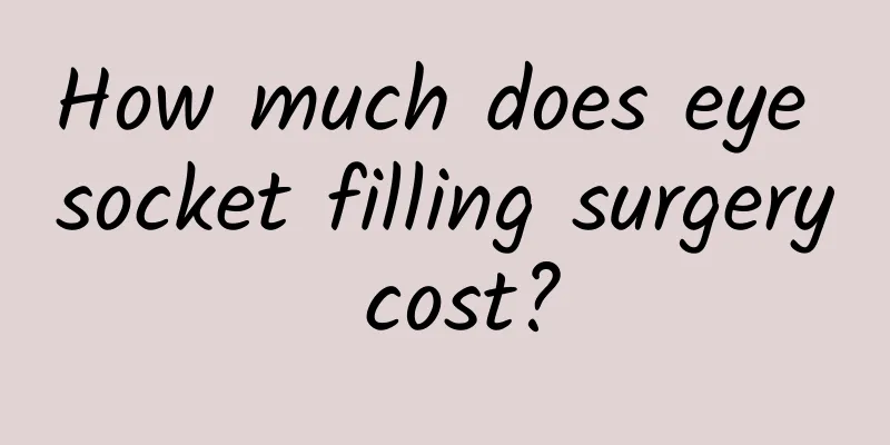 How much does eye socket filling surgery cost?