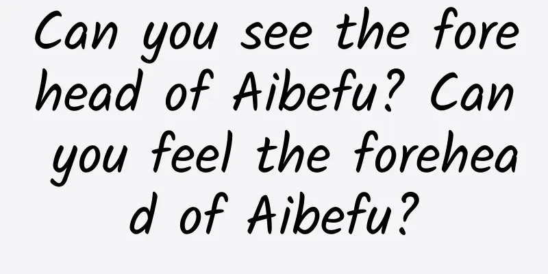 Can you see the forehead of Aibefu? Can you feel the forehead of Aibefu?