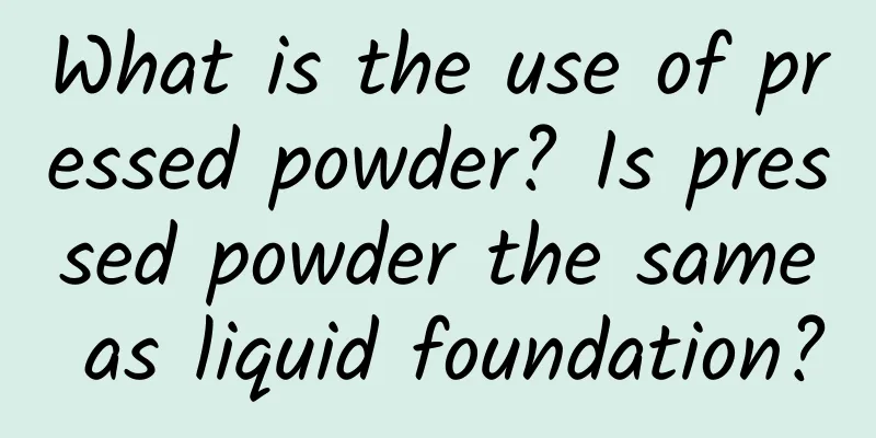 What is the use of pressed powder? Is pressed powder the same as liquid foundation?