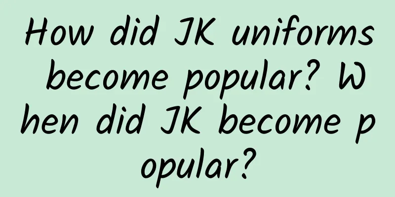 How did JK uniforms become popular? When did JK become popular?
