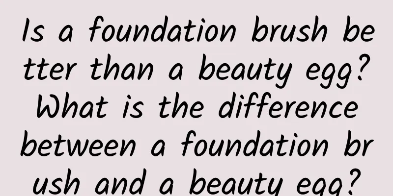 Is a foundation brush better than a beauty egg? What is the difference between a foundation brush and a beauty egg?