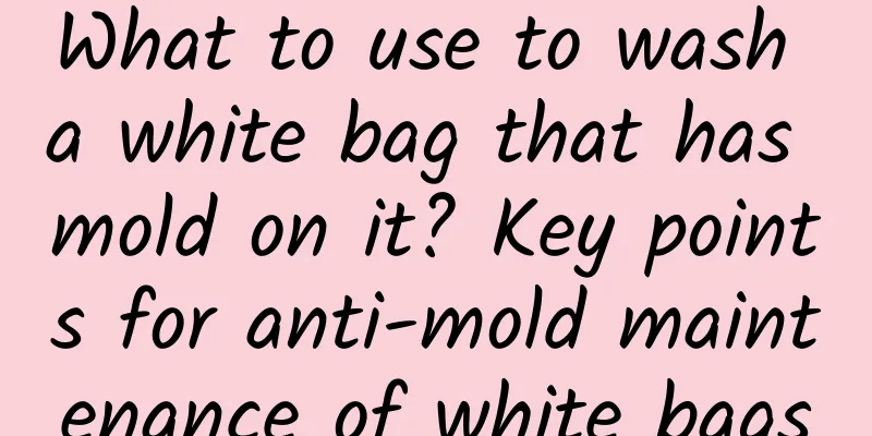 What to use to wash a white bag that has mold on it? Key points for anti-mold maintenance of white bags