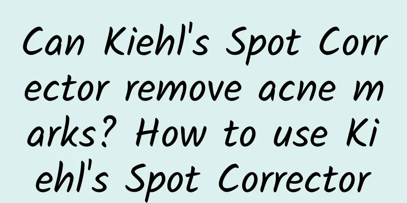 Can Kiehl's Spot Corrector remove acne marks? How to use Kiehl's Spot Corrector