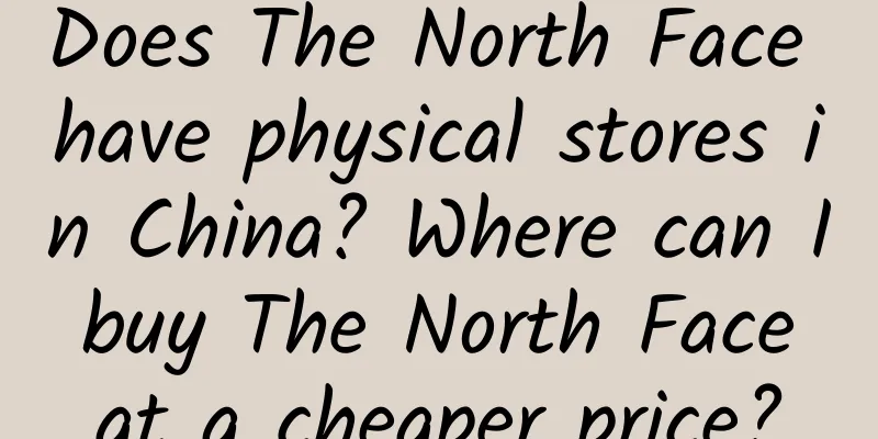 Does The North Face have physical stores in China? Where can I buy The North Face at a cheaper price?