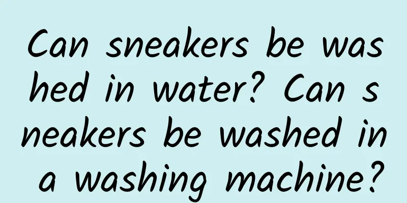 Can sneakers be washed in water? Can sneakers be washed in a washing machine?