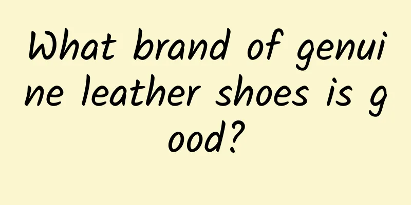 What brand of genuine leather shoes is good?