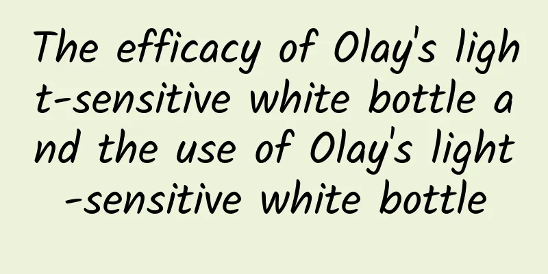 The efficacy of Olay's light-sensitive white bottle and the use of Olay's light-sensitive white bottle