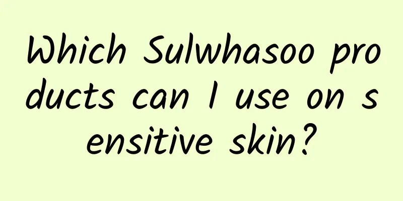 Which Sulwhasoo products can I use on sensitive skin?
