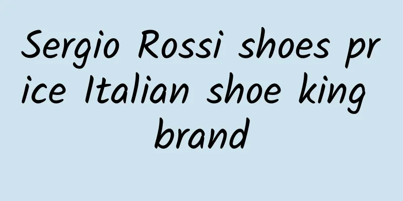 Sergio Rossi shoes price Italian shoe king brand