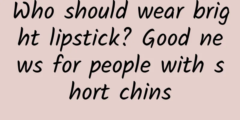Who should wear bright lipstick? Good news for people with short chins