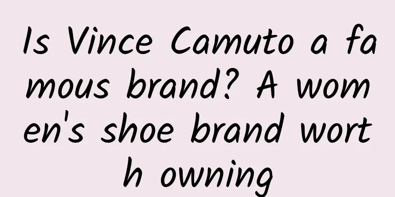 Is Vince Camuto a famous brand? A women's shoe brand worth owning
