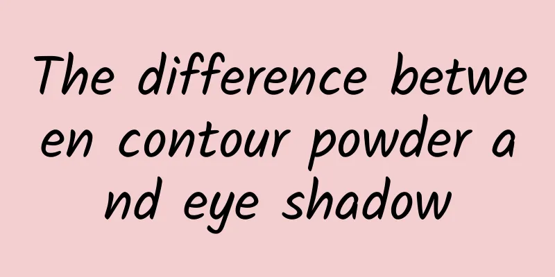 The difference between contour powder and eye shadow