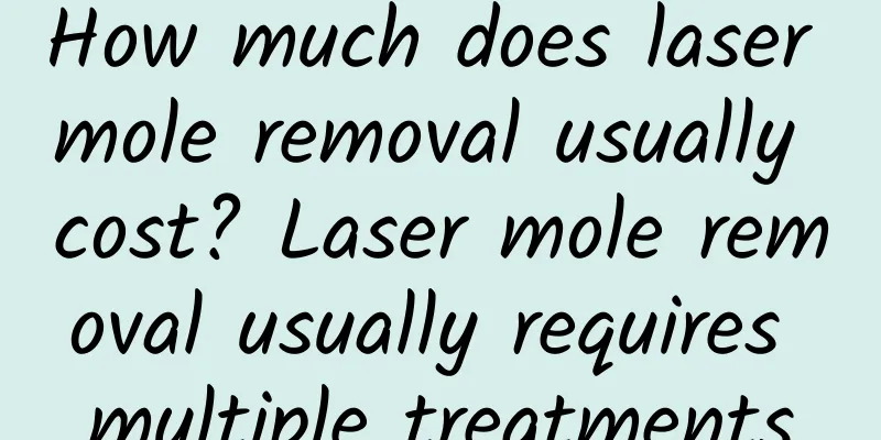 How much does laser mole removal usually cost? Laser mole removal usually requires multiple treatments